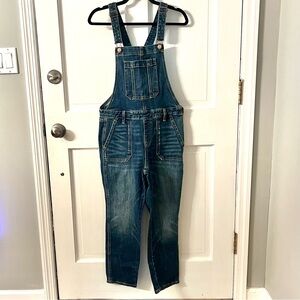 Old Navy Blue Jean Overalls Size 10p